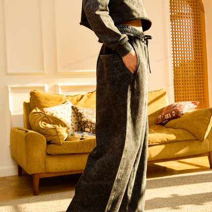 Pagewings Hell Is Empty And All The Devils Are Here Unisex Washed Sweatpants