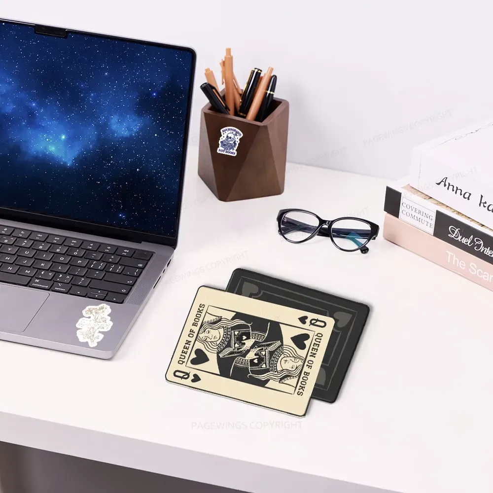 Pagewings Queen Of Books Mouse Pad