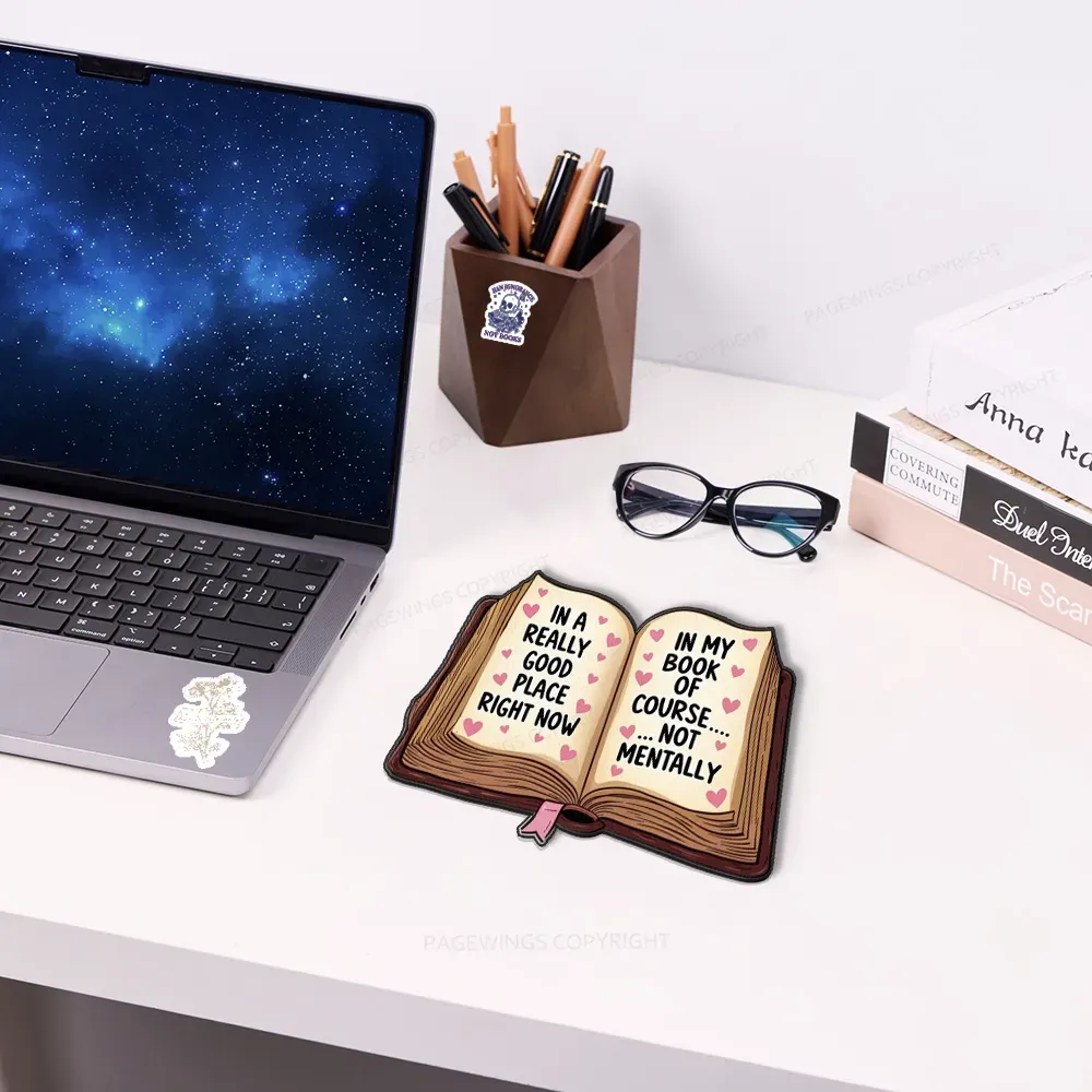 Pagewings In My Book Of Course Mouse Pad