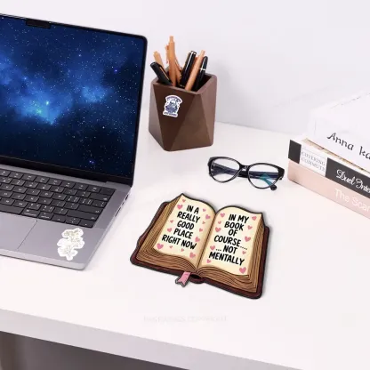 Pagewings In My Book Of Course Mouse Pad