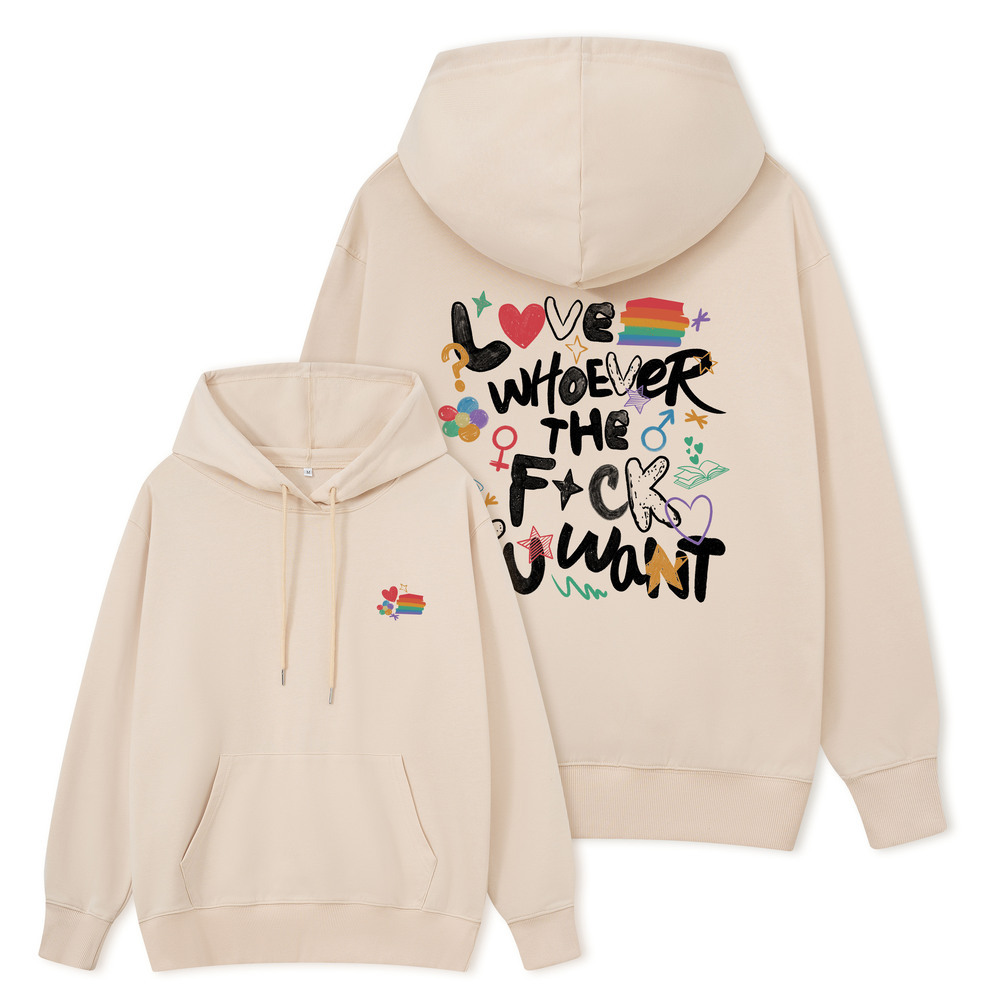 Pagewings Love Whoever The F*ck You Want Unisex Classic Hoodie