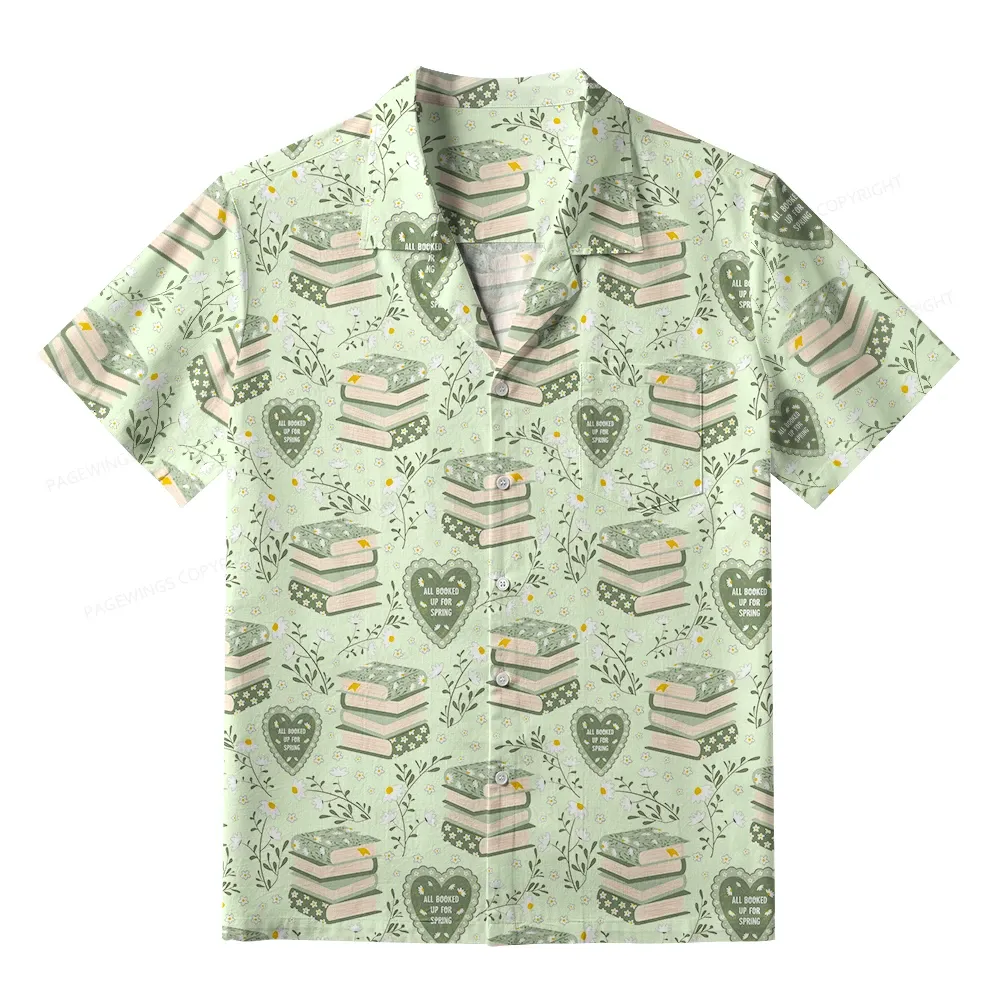 Pagewings All Booked Up For Spring Unisex Hawaiian Shirt