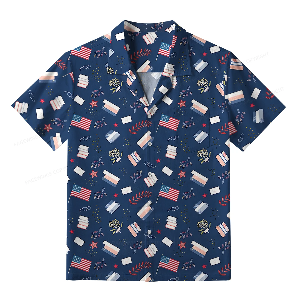 Pagewings In My Bookish Era Unisex Hawaiian Shirt