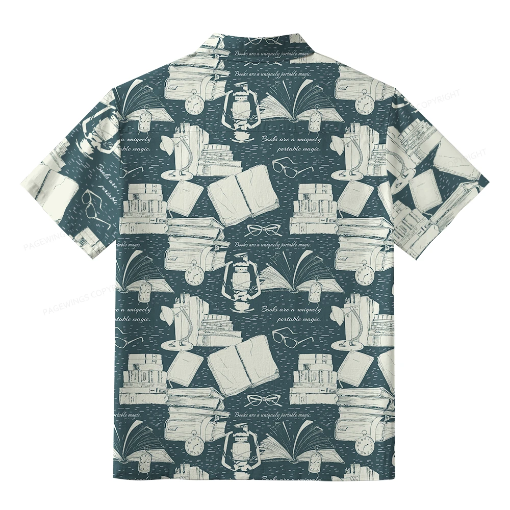 Pagewings Books Are A Uniquely Portable Magic Unisex Hawaiian Shirt
