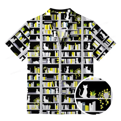 Pagewings Everyone Belongs At The Library Unisex Hawaiian Shirt