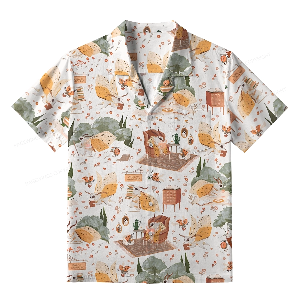 Pagewings It's A Good Day To Read A Book Unisex Hawaiian Shirt