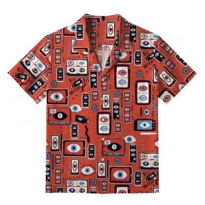 Pagewings Big Brother is Watching You Unisex Hawaiian Shirt
