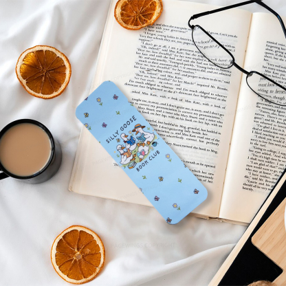 Pagewings Silly Goose Book Club Tracker Bookmark
