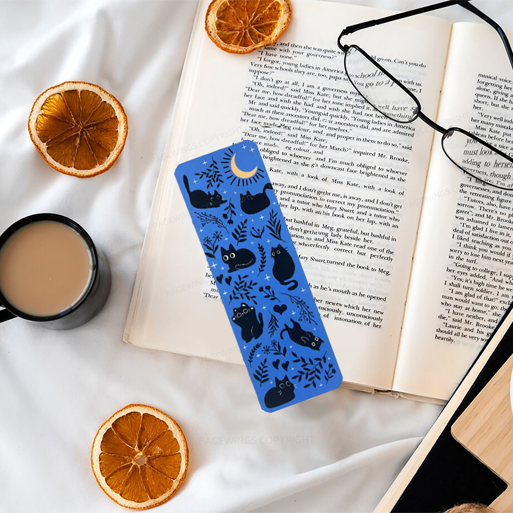Pagewings Black Cat Bookmark