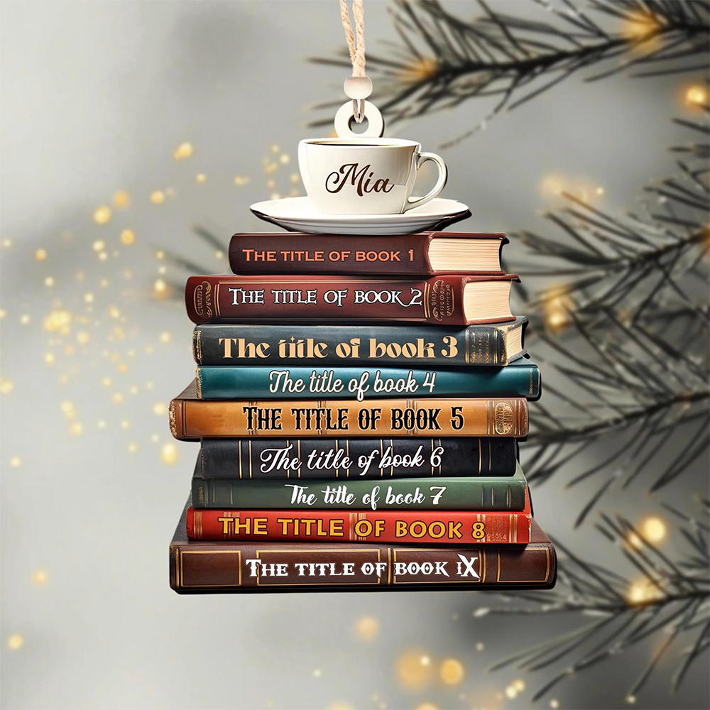 Pagewings Personalized Christmas Book Ornament