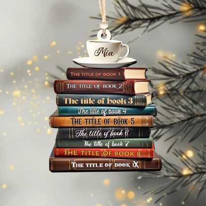 Pagewings Personalized Christmas Book Ornament