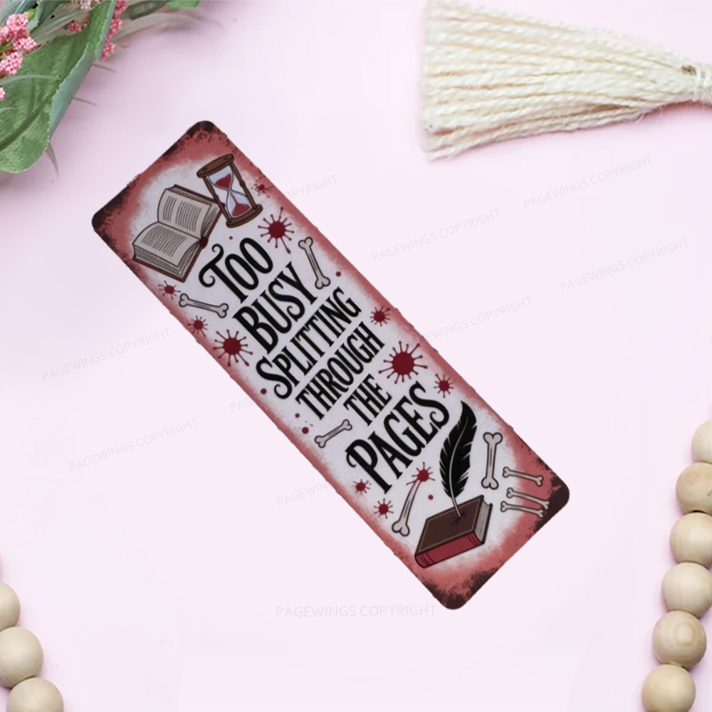 Pagewings Too Busy Splitting Through The Pages Bookmark