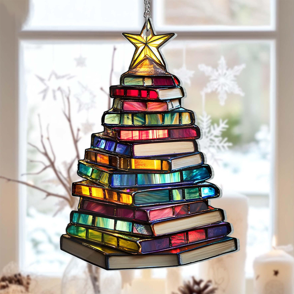 Pagewings Christmas Book Tree Ornament