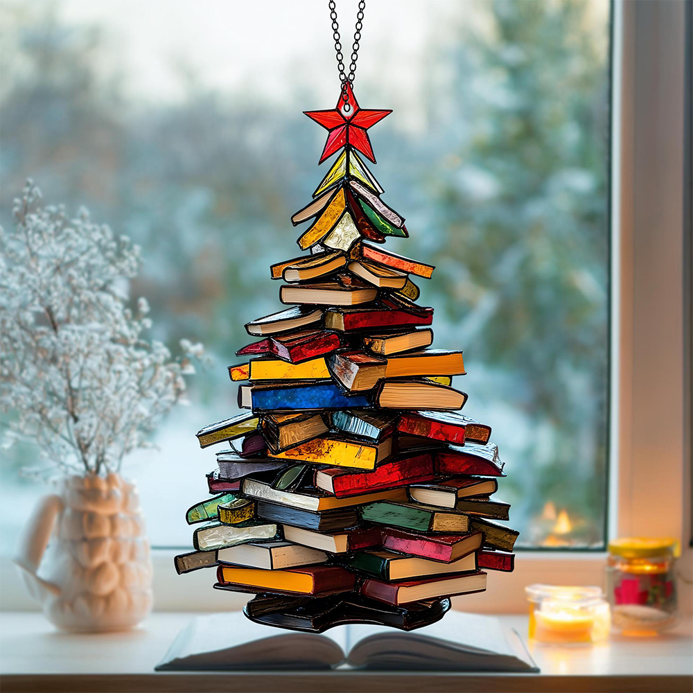 Pagewings Christmas Book Tree Ornament