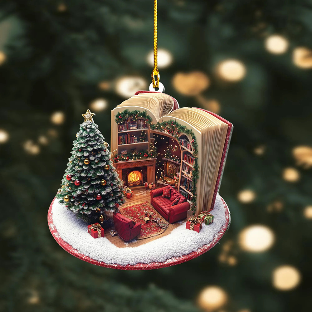Pagewings Cozy Christmas Vibe Ornament