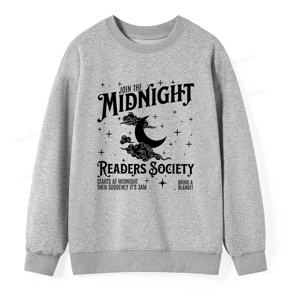 Pagewings Late Night Readers Book Club Unisex Classic Sweatshirt