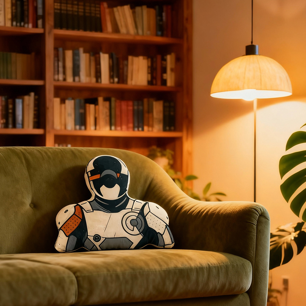 Pagewings The Rise Fall of Sanctuary Moon Shaped Throw Pillow