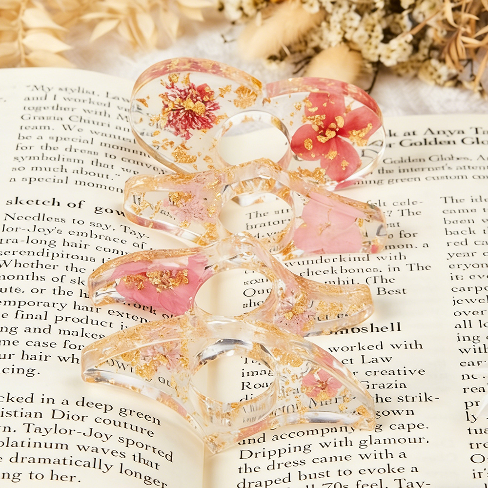 Pagewings Pink Floral Book Lover Book Page Holder