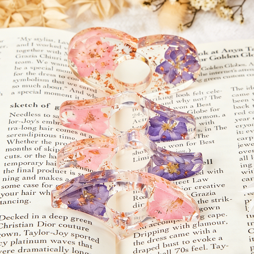 Pagewings Purple And Pink Floral Book Lover Book Page Holder