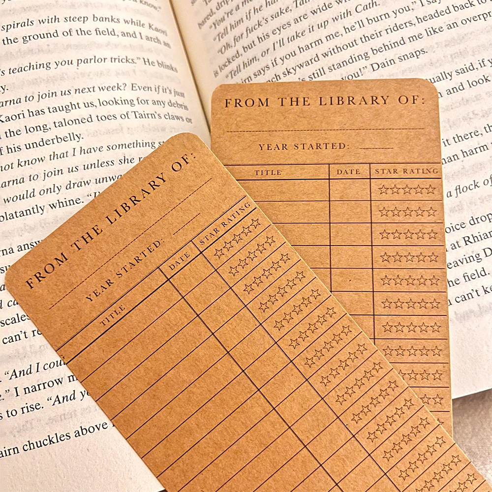 Pagewings 2026 Reading Tracker Bookmark