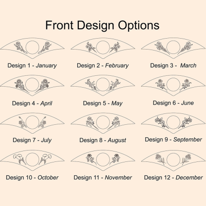 Pagewings Personalized Name And Flower Book Lover Book Page Holder