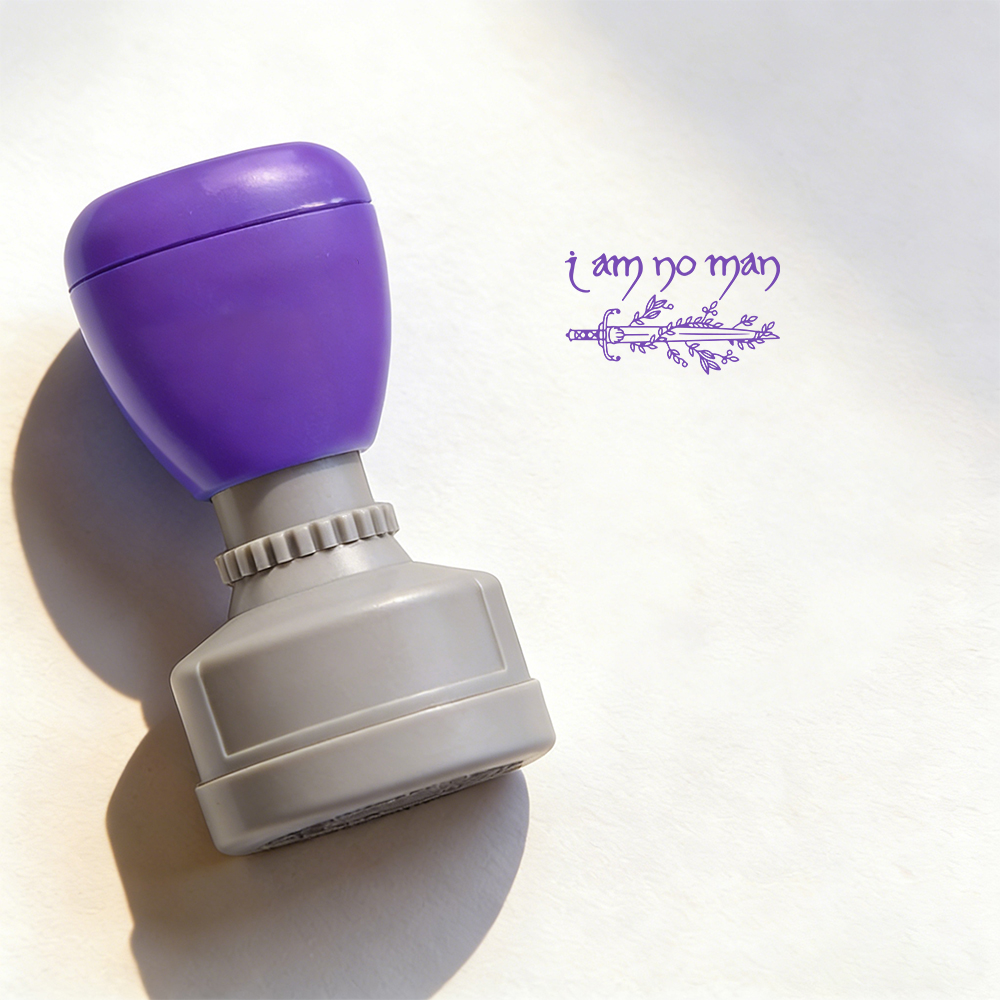 Pagewings I Am No Man Stamp