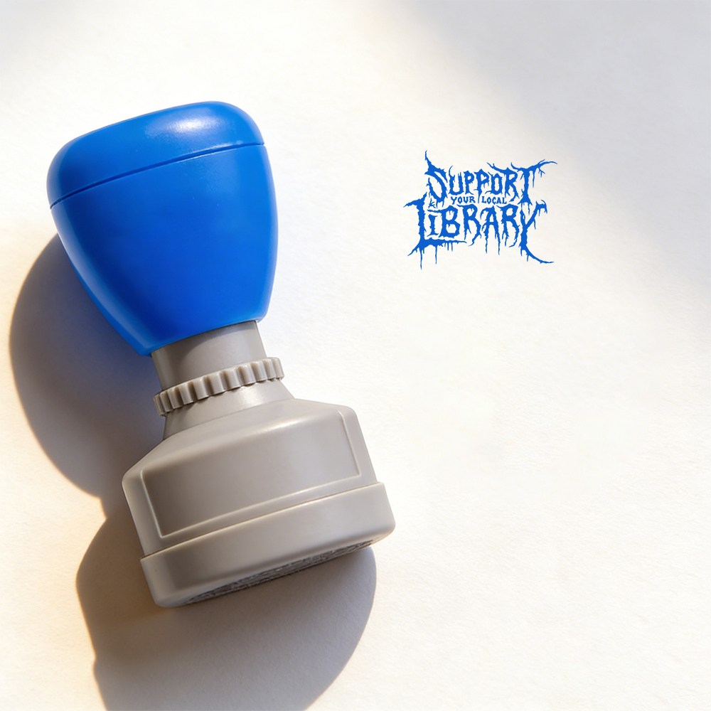 Pagewings Support Your Local Library Stamp