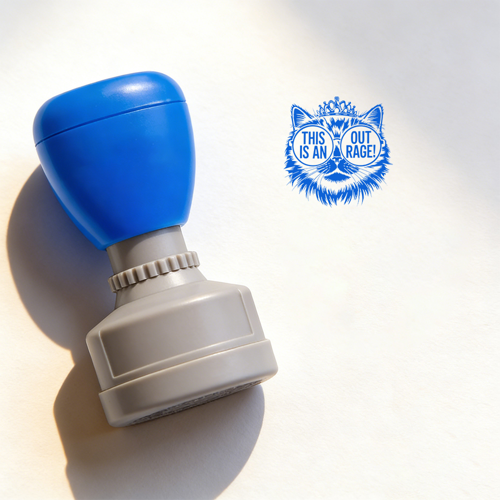 Pagewings This Is An Outrage Stamp