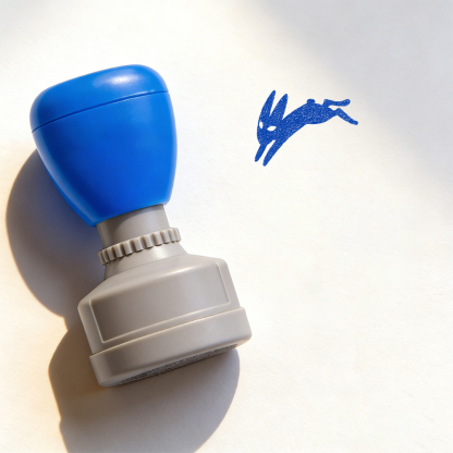 Pagewings Death Bunny Stamp