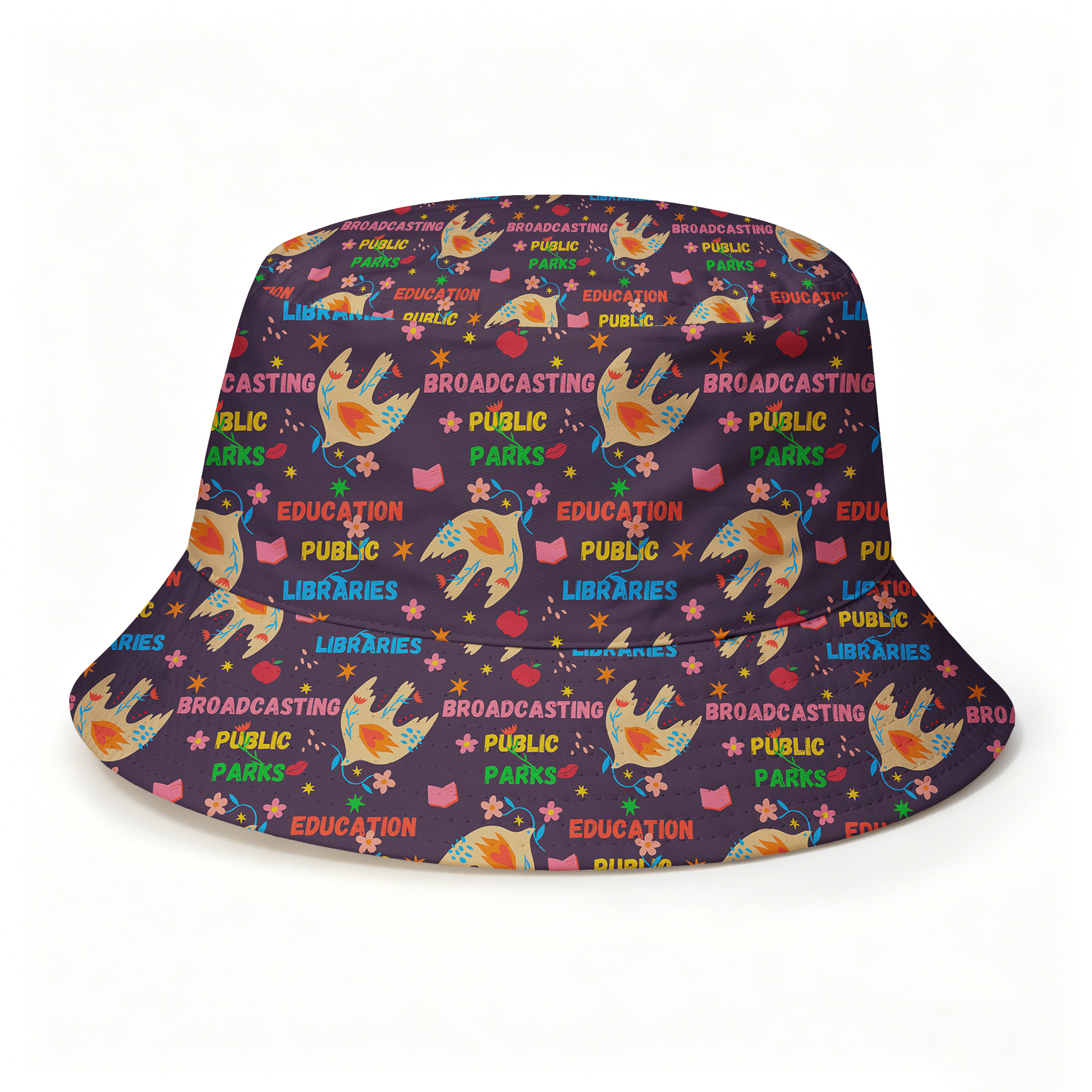 Pagewings Broadcasting Public Parks2010H Bucket Hat