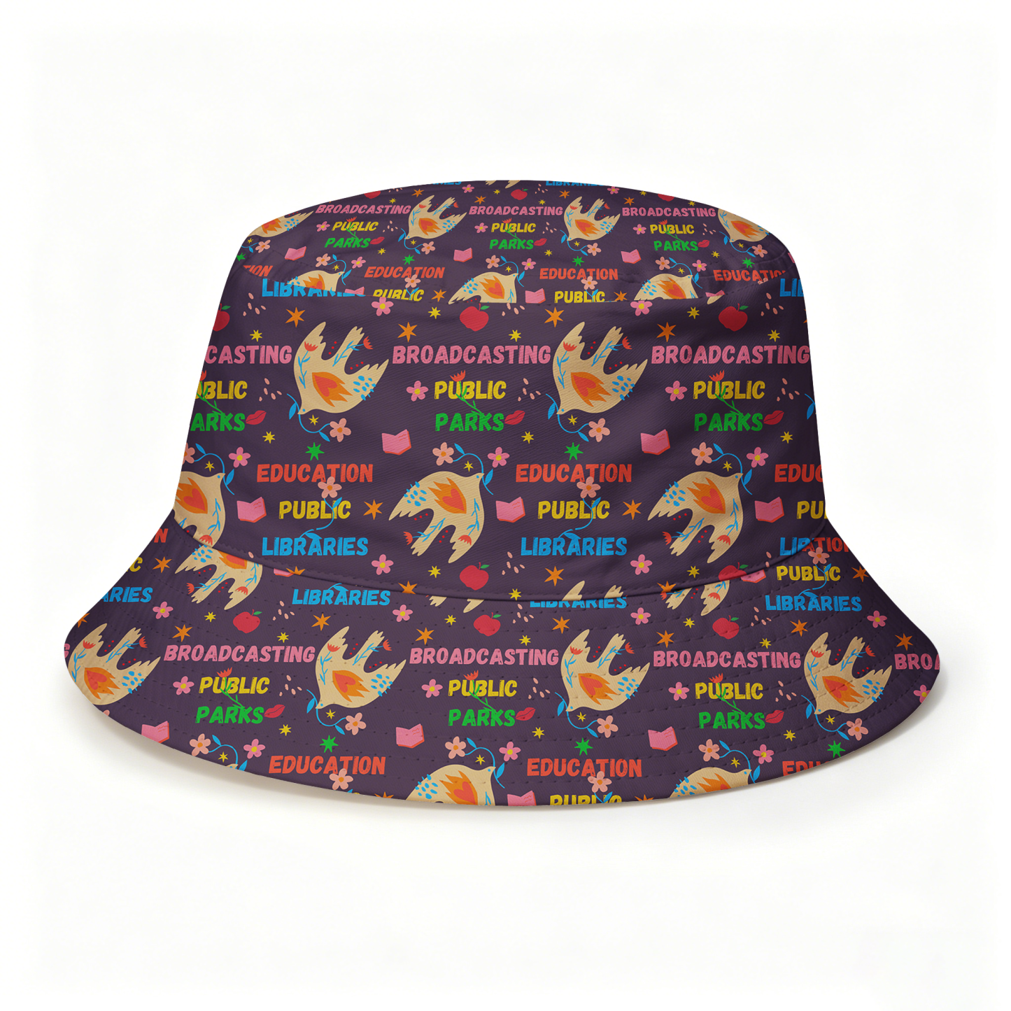 Pagewings Broadcasting Public Parks2010H Bucket Hat