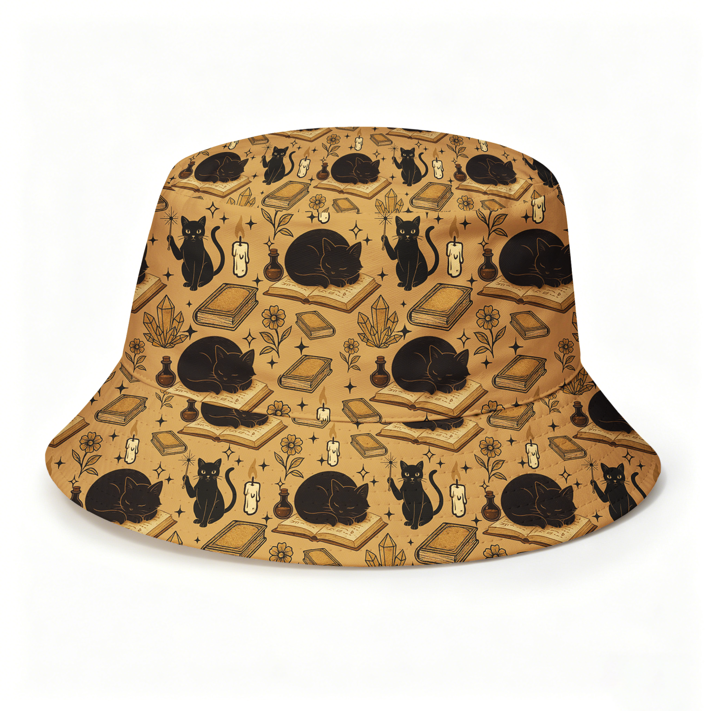 Pagewings Cats And Reading2008H Bucket Hat