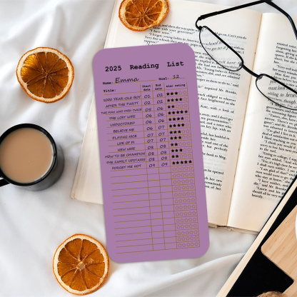 Pagewings Personalized Your TBR Bookmark