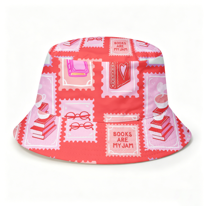 Pagewings Square Neck Books Are My Jam2020H Bucket Hat