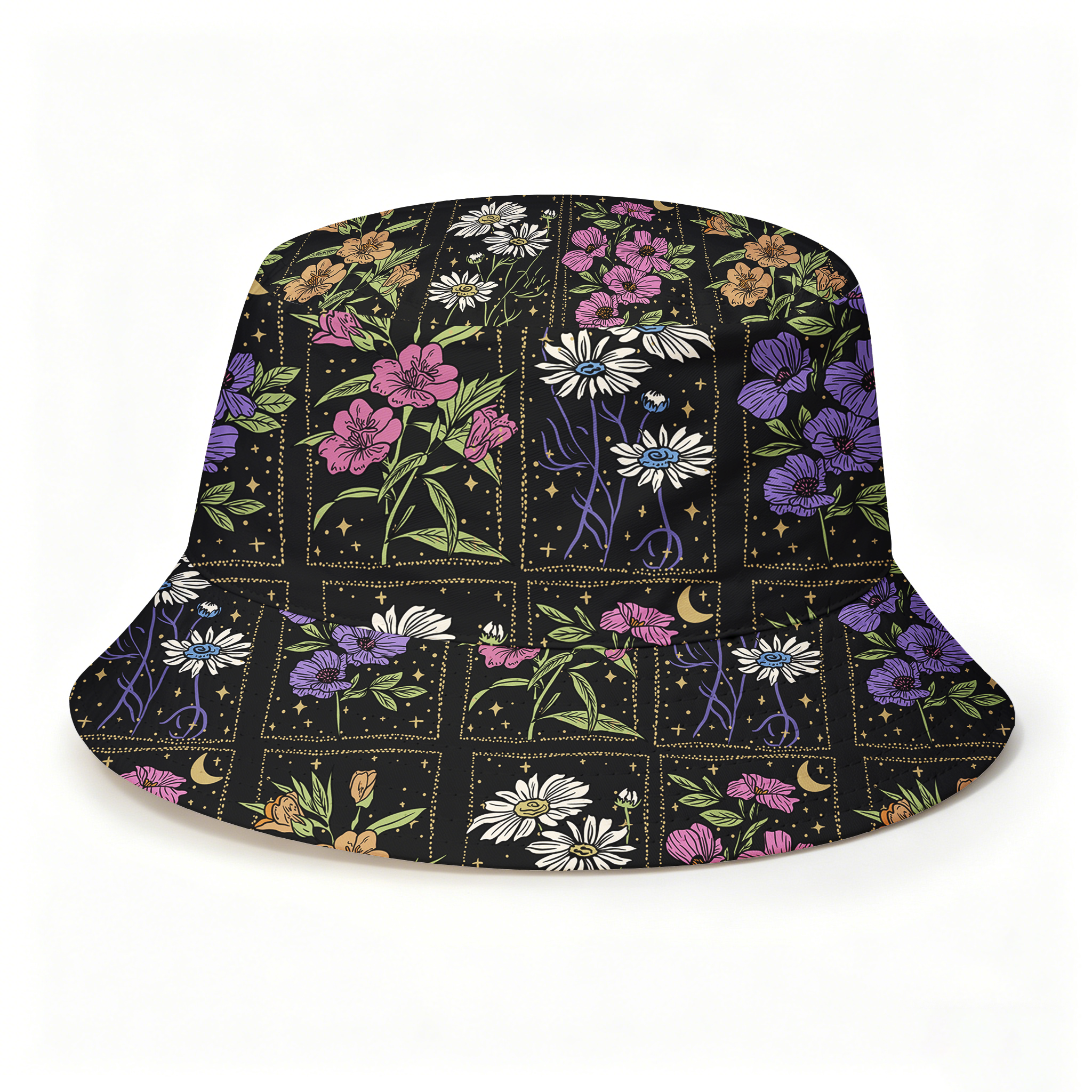 Pagewings Fantasy Fan Flowers Bucket Hat