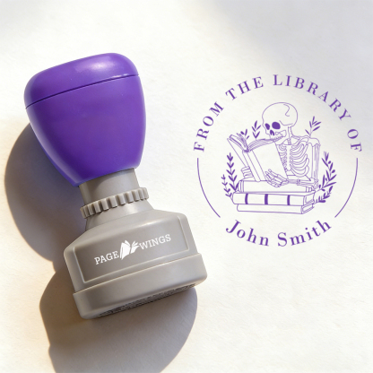Pagewings Personalized From the Library Stamp