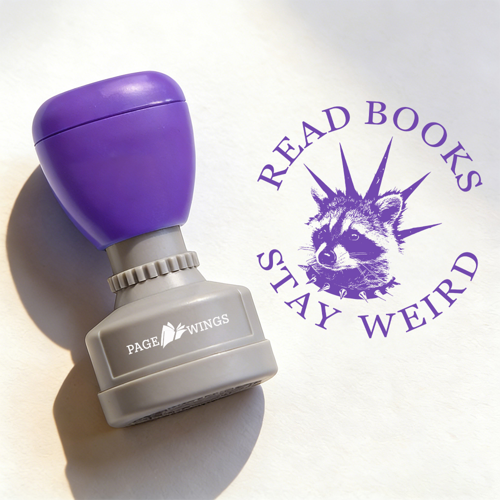Pagewings Read Books Stamp
