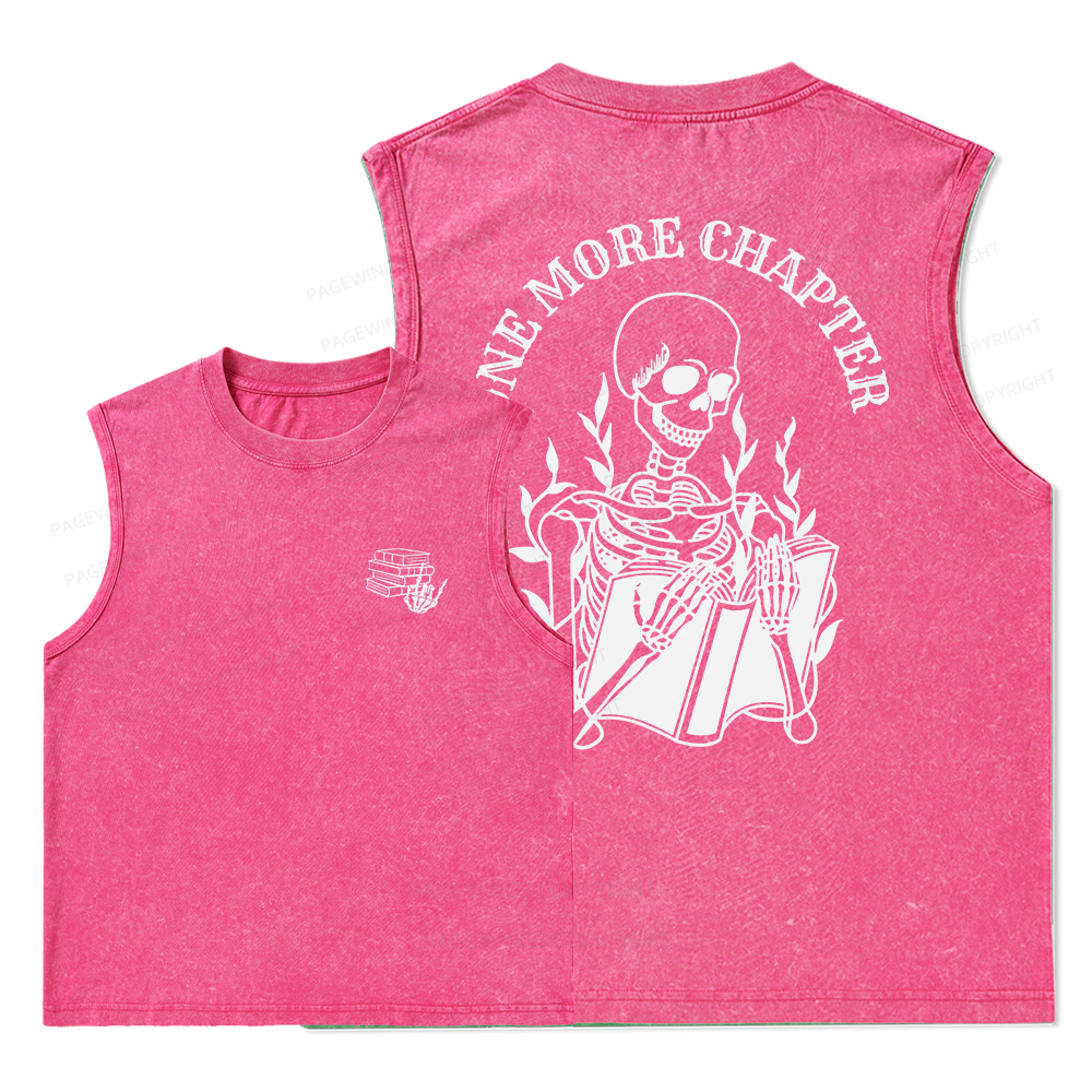Pagewings One More Chapter Unisex Washed Tank Top