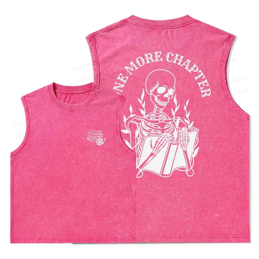 Pagewings One More Chapter Unisex Washed Tank Top