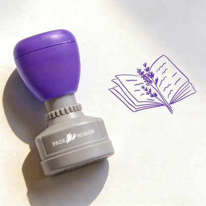 Pagewings Read More Books Stamp
