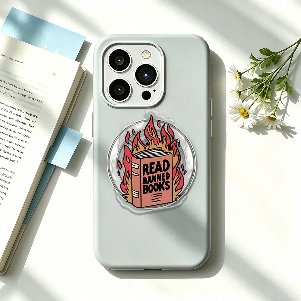 Pagewings Read Banned Books Phone Grip