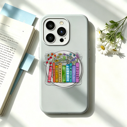 Pagewings Justice Books Phone Grip