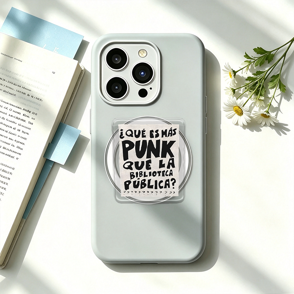 Pagewings Public Libraries Are Punk Phone Grip