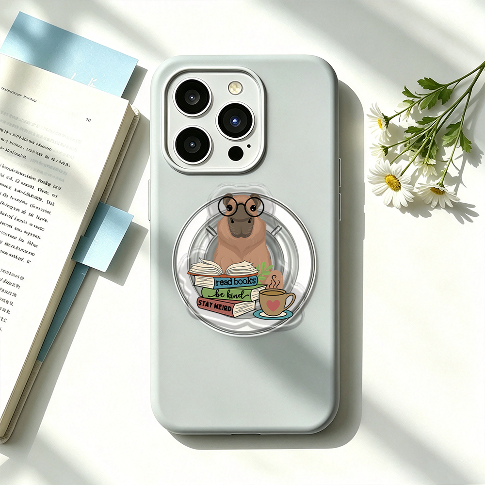 Pagewings Read Books Be Kind Stay Weird Phone Grip