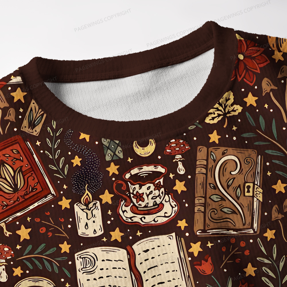 Pagewings Cozy ReadingUnisex Ugly Knit Sweatshirt