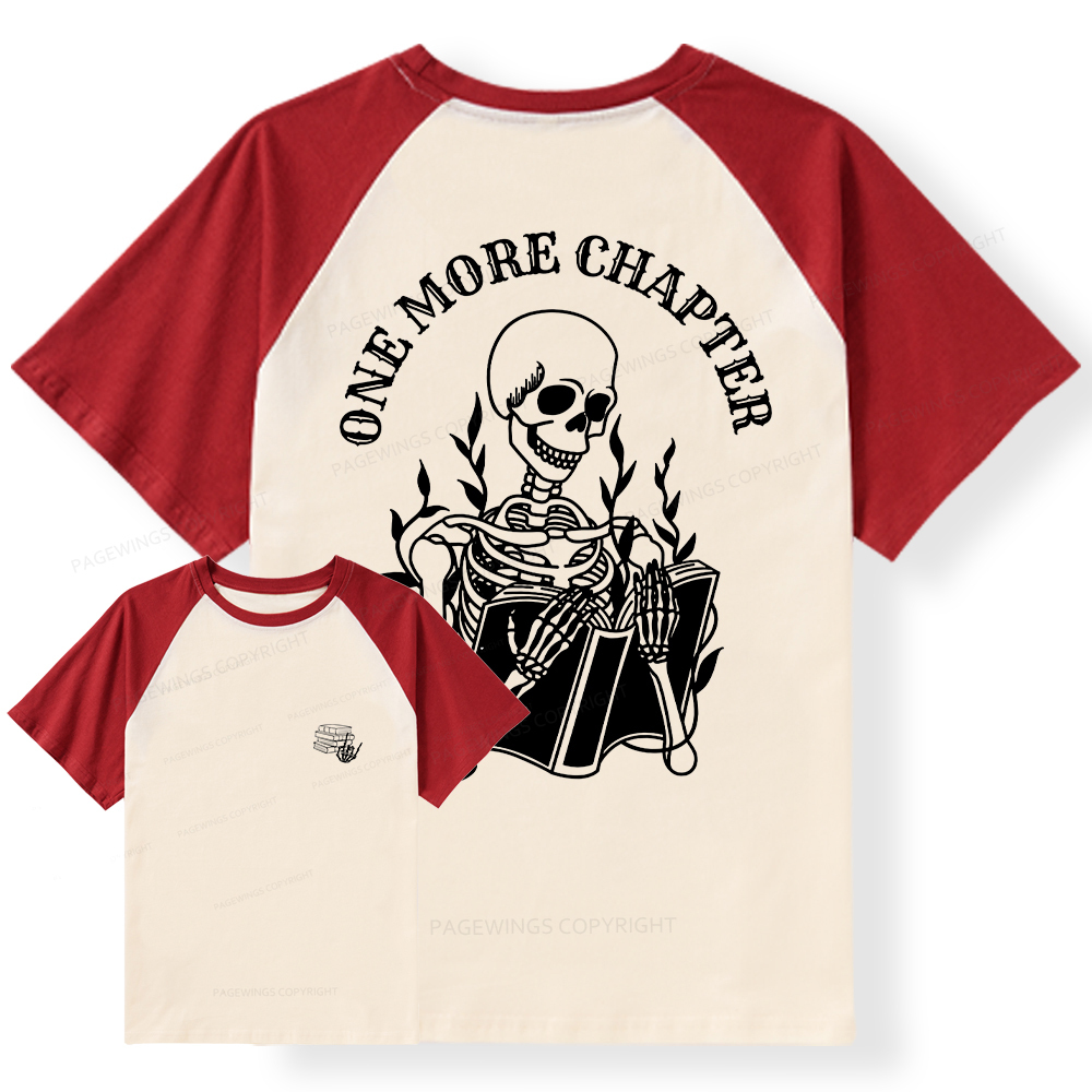 Pagewings One More Chapter Raglan T-shirt
