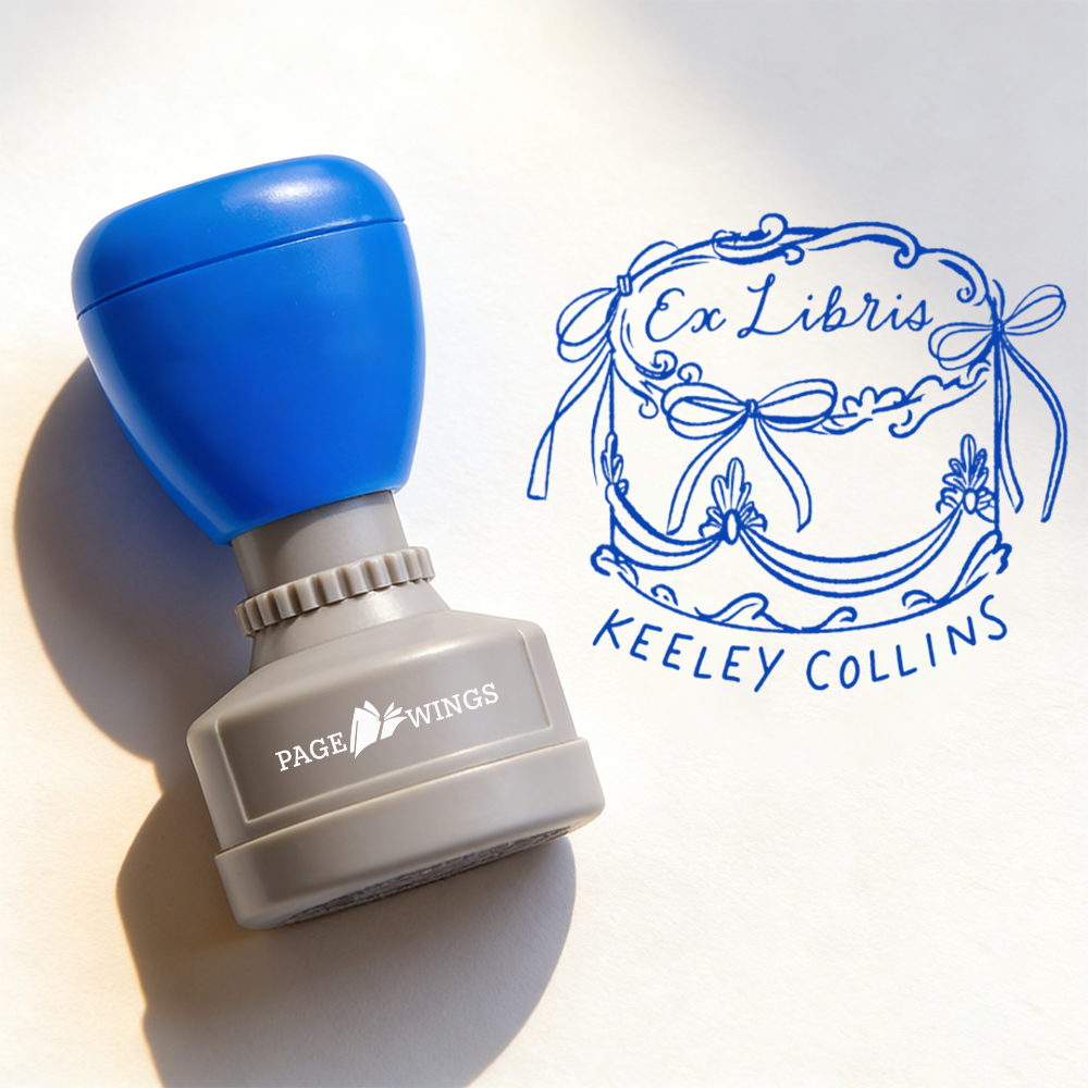 Pagewings Personalized Ex Libris Stamp