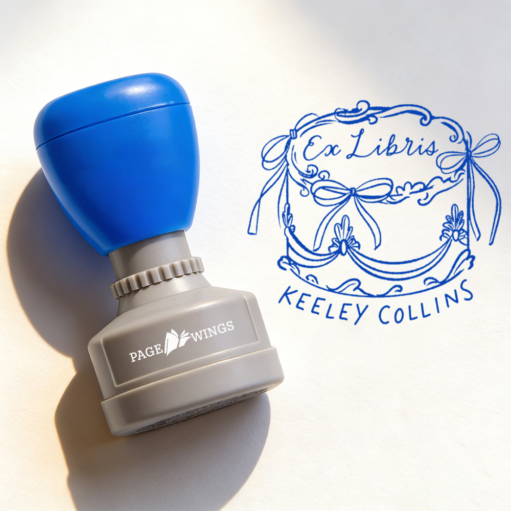 Pagewings Personalized Ex Libris Stamp