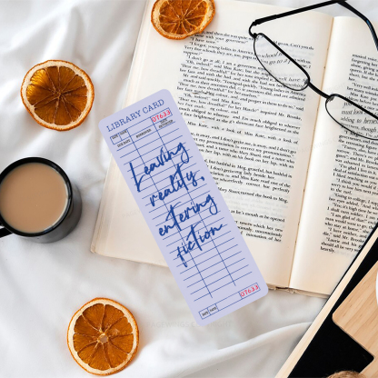 Pagewings Leaving Reality Entering Fiction Bookmark