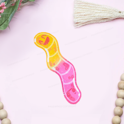 Pagewings Gummy Worm Bookmark